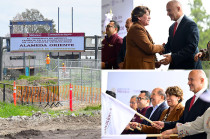 #Video: Dan banderazo a reconstrucción de puentes que conectarán #Edoméx con CDMX, en #Nezahualcóyotl