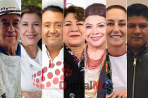 Juana Elizabeth Díaz, Juana Carrillo, Aldo Ledezma, Delfina Gómez, Clara Brugada, Claudia Sheinbaum, Emmanuel Reyes
