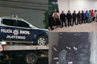 Operativo conjunto de Sedena, Guardia Nacional y SSEM derivó en la captura de un comisario y cuatro civiles.