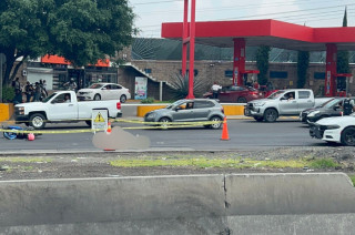 Elementos de emergencia acudieron al lugar del accidente