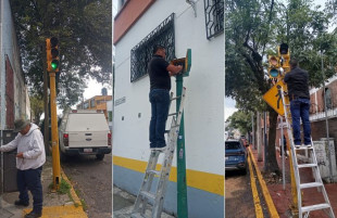 Entre las fallas más comunes detectadas en los semáforos se encuentran el robo de cableado, focos fundidos, daños por roedores o cortes en el suministro eléctrico.