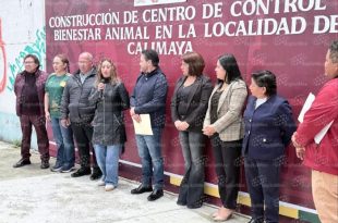El Gobierno de Calimaya inició la construcción del primer Centro de Control y Bienestar Animal municipal.