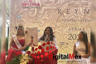 En Lerma, la presidenta del DIF, Marisol Mote Martínez presentó oficialmente el certamen “Reyna de las Fiestas Patrias Lerma 2025”.