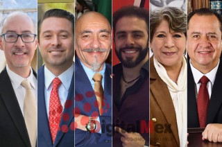 Carlos Eduardo Barrera, Mariano Camacho, Edmundo Valdeña, Manuel Sotomayor, Delfina Gómez, Marco Antonio Díaz