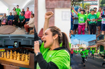 La Presidenta Municipal y el Presidente del DIF reconocieron a los ganadores de la carrera, entregando premios y destacando la importancia de la participación ciudadana