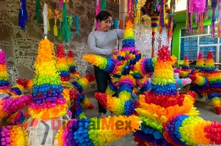 #Video: Arranca la temporada de piñatas artesanales en #Acolman