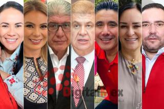 Alejandra del Moral, Karla Cortés, Alejandro Ozuna, José Manzur, Cruz Juvenal sánchez Roa, María Isabel Sánchez, Alejandro Fernández.