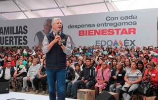 Ayudan Canastas Alimentarias a la buena alimentación de los mexiquenses: Alfredo del Mazo