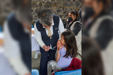 La vacuna de sarampión se privilegia a menores de 12 años.