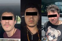 Tres hombres fueron detenidos en Jilotzingo tras una persecución.