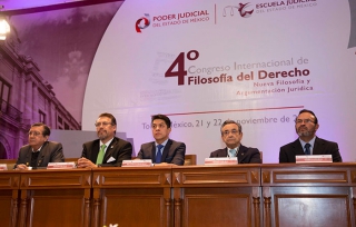 Inauguran IV Congreso de Filosofía del Derecho