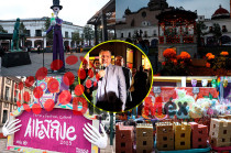 La ceremonia incluyó la apertura del Pasaje de los Muertos y un homenaje al fotógrafo Mario Vázquez en el Andador Constitución.