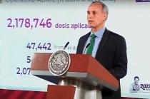 López-Gatell informó que Pfizer entregará dosis después del segundo trimestre de este año para niños de 5 a 11 años.