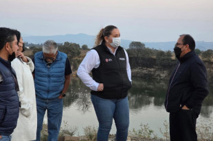 Autoridades inspeccionan la zona en Valle de las Fuentes, Calimaya