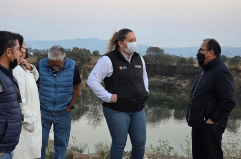 Autoridades inspeccionan la zona en Valle de las Fuentes, Calimaya