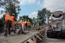 La Línea 5 del Mexibús Lechería-El Rosario registra un avance físico del 16%; actualmente se trabaja en 12 de las 30 estaciones proyectadas.