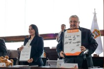 Firmaron un convenio para combatir de manera conjunta la violencia familiar en la entidad