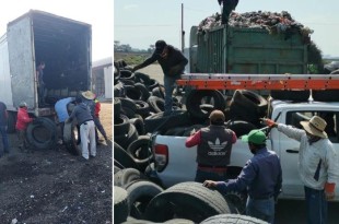 Las llantas, de diferentes tamaños y características, han tenido un destino final sustentable dejando de ser focos de contaminación