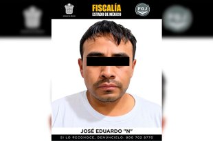 La FGJEM cumplimentó una orden de aprehensión contra José Eduardo “N”, investigado por su probable participación en un homicidio ocurrido en Tlalnepantla.