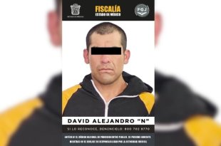 David Alejandro “N” fue aprehendido por su probable participación en el homicidio y tentativa de homicidio.
