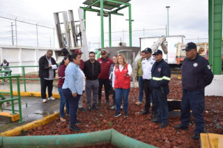 Ana Muñiz Neyra supervisa acciones preventivas ante lluvias