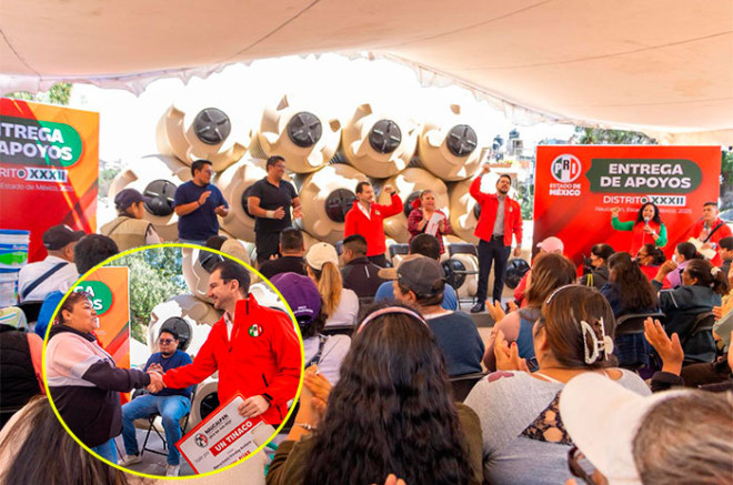 Video: Elías Rescala entrega apoyos y presenta plan de seguridad a vecinos de Naucalpan