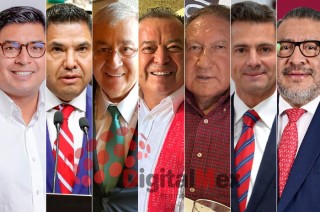 Iván Esquer, Eduardo Zarzoza, Emilio Chuayffet, César Camacho, Arturo Montiel, Enrique Peña, Horacio Duarte
