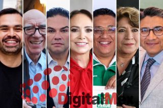 Jorge Álvarez Máynez, Dante Delgado, Enrique Vargas, Cristina Ruiz, Jafet Sainz, Delfina Gómez, Jesús George Zamora