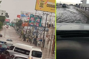 #Video: Torrencial lluvia inunda avenidas del Valle de México
