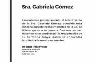 Ofrece alcalde de #Xalatlaco respaldo a familia de mujer muerta en fuego cruzado de la #CDMX