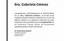 Ofrece alcalde de #Xalatlaco respaldo a familia de mujer muerta en fuego cruzado de la #CDMX