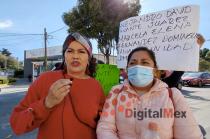 Se manifestaron frente a la Sala Regional del Tribunal Electoral del Poder Judicial de la Federación en contra de la determinación para que sea el primer regidor quien asuma la titularidad del municipio.