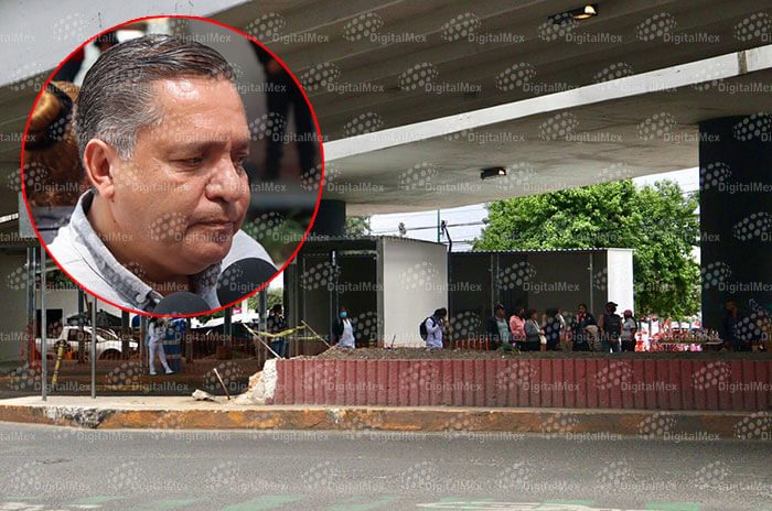 El alcalde Ricardo Moreno Bastida, en entrevista, explicó el proyecto de rehabilitación de bajo puentes en Paseo Tollocan.