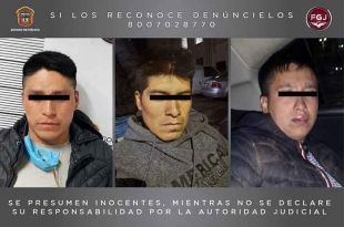 Libera FGJEM a joven secuestrado y asegura a tres sujetos durante operativo en Lerma