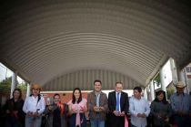 El alcalde Óscar Sánchez se comprometió a entregar una obra en cada una de las 85 comunidades de Almoloya de Juárez durante el 2023.