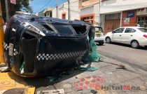 Choque en Toluca deja saldo de cuatro heridos; exceso de velocidad, posible causa