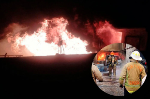 Bomberos realizaron labores de enfriamiento y remoción de escombros para evitar reactivación y proteger zonas cercanas.