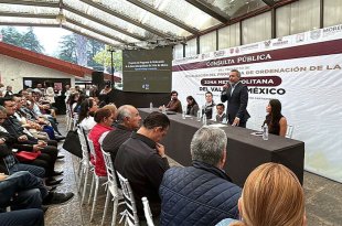 Habitantes participaron en los primeros encuentros de la Consulta Pública para actualizar la planeación de la Zona Metropolitana del Valle de México.
