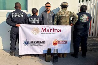 Policías de Ecatepec detuvieron a presunto implicado tras persecución sobre avenida Nacional