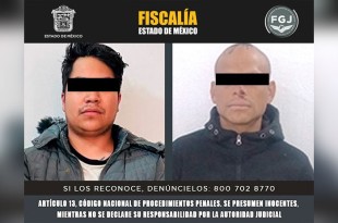 Jesús “N” y Reynaldo “N” fueron ingresados a penales estatales tras ser investigados por atacar a sus parejas sentimentales en Zinacantepec y Tultepec