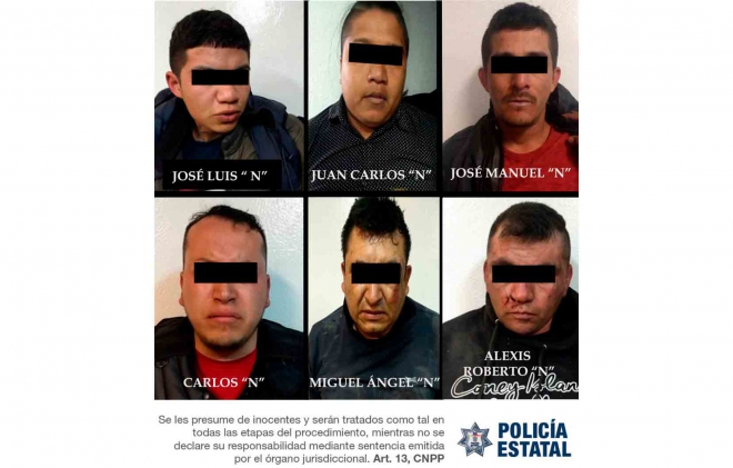 Balacera en la México-Puebla; seis detenidos