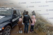 Uniformados de Alta Montaña iniciaron un operativo de búsqueda que concluyó sobre el camino que va del sendero de Zaragoza hacia Durmientes.