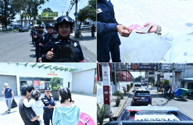 Como parte de las acciones establecidas en materia de seguridad, se han realizado 114 operativos en 430 colonias de 25 municipios con alerta de género, esto de enero a agosto del año en curso.