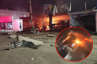 El siniestro ocurrió en las instalaciones de la gasera conocida como “Energético de Chalco”, ubicada en la esquina de las calles Aquiles Serdán y Adolfo López Mateos.