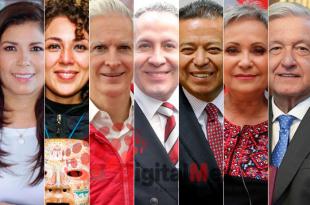 Brenda Alvarado, Denisse Ugalde, Alfredo del Mazo, Eruviel Ávila, César Camacho, Adriana Barraza, AMLO 