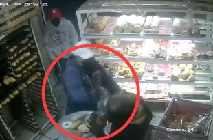 #Video: Así asaltaron a cliente en panadería de #Chimalhuacán