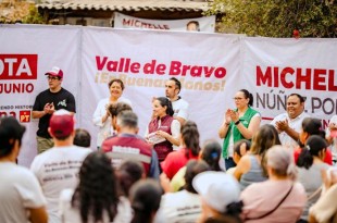 La abanderada agradeció el apoyo y respaldo de la ciudadanía, consciente que este proyecto que es de las y los vallesanos debe continuar