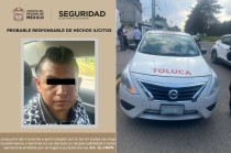 El detenido fue presentado ante la Agencia del Ministerio Público, con sede en Toluca