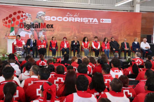 Durante la ceremonia se entregaron reconocimientos por trayectoria a 28 socorristas de diversas delegaciones.