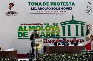 Chiquillo sostuvo que su principal compromiso es el bienestar de los ciudadanos de Almoloya de Juárez